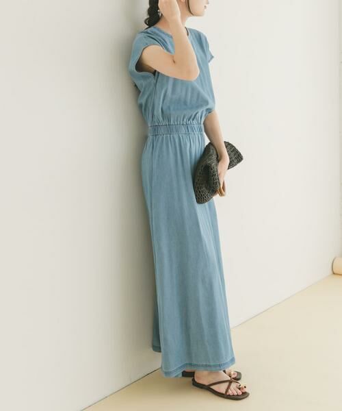 URBAN RESEARCH ITEMS / アーバンリサーチ アイテムズ ワンピース | レーヨンデニムワンピース | 詳細4