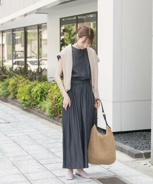 URBAN RESEARCH ITEMS / アーバンリサーチ アイテムズ ワンピース | レーヨンデニムワンピース | 詳細13