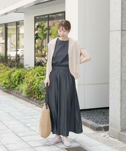 URBAN RESEARCH ITEMS / アーバンリサーチ アイテムズ ワンピース | レーヨンデニムワンピース | 詳細14