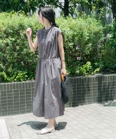 URBAN RESEARCH ITEMS / アーバンリサーチ アイテムズ ワンピース | ノースリーブタックギャザーワンピース