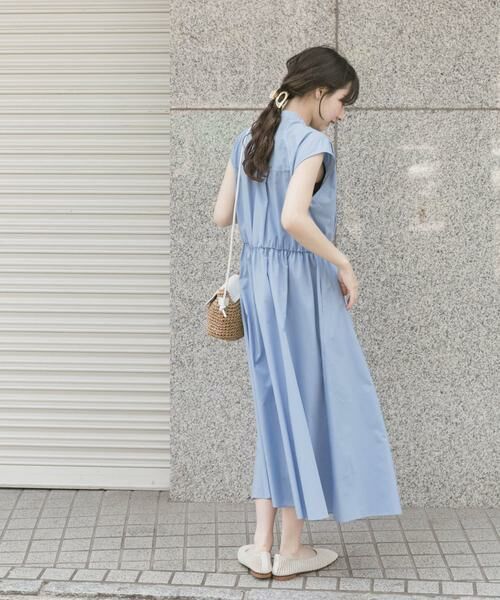 URBAN RESEARCH ITEMS / アーバンリサーチ アイテムズ ワンピース | ノースリーブタックギャザーワンピース | 詳細14
