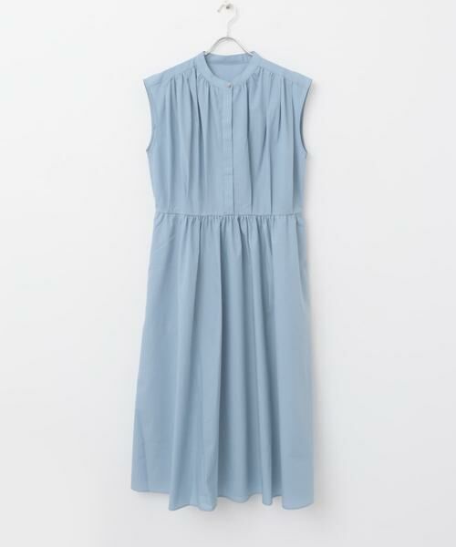 URBAN RESEARCH ITEMS / アーバンリサーチ アイテムズ ワンピース | ノースリーブタックギャザーワンピース | 詳細15