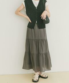 URBAN RESEARCH ITEMS / アーバンリサーチ アイテムズ ベスト | スパンコールベスト×スカートセット