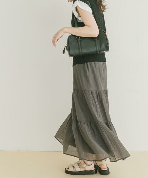 URBAN RESEARCH ITEMS / アーバンリサーチ アイテムズ ベスト | スパンコールベスト×スカートセット | 詳細2