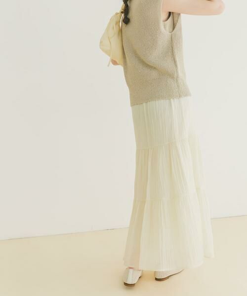 URBAN RESEARCH ITEMS / アーバンリサーチ アイテムズ ベスト | スパンコールベスト×スカートセット | 詳細17