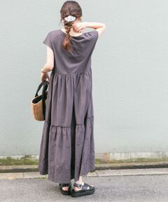 URBAN RESEARCH ITEMS / アーバンリサーチ アイテムズ ワンピース | ピグメントティアードワンピース