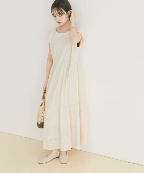 URBAN RESEARCH ITEMS / アーバンリサーチ アイテムズ ワンピース | ピグメントティアードワンピース | 詳細9