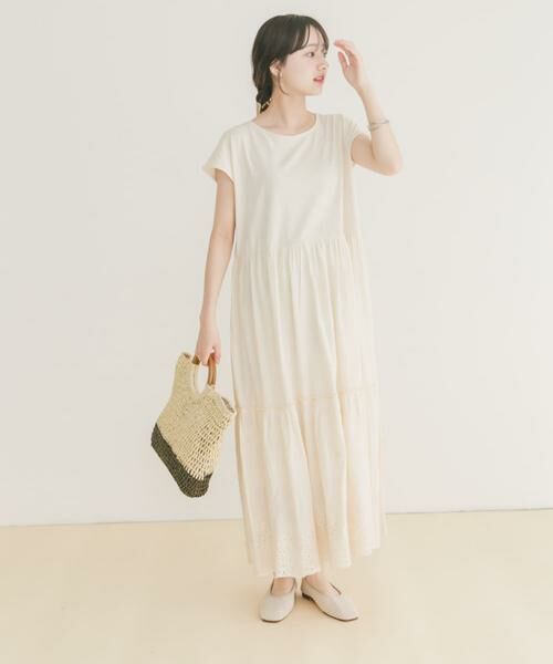 URBAN RESEARCH ITEMS / アーバンリサーチ アイテムズ ワンピース | ピグメントティアードワンピース | 詳細10