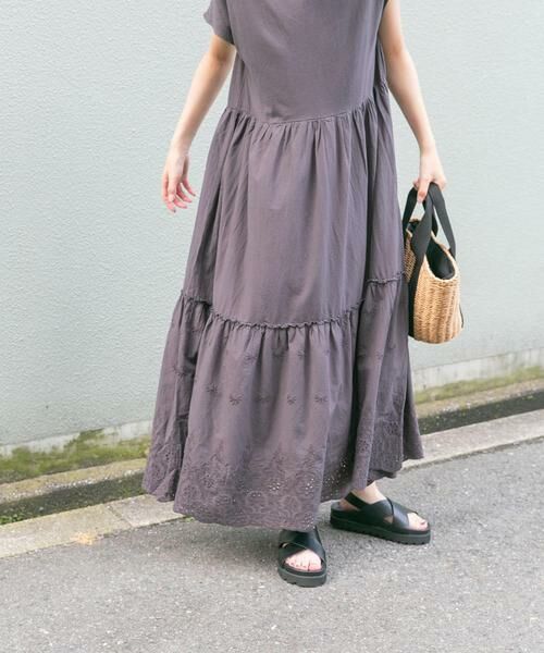 URBAN RESEARCH ITEMS / アーバンリサーチ アイテムズ ワンピース | ピグメントティアードワンピース | 詳細18