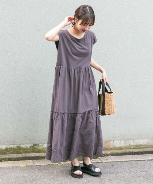 URBAN RESEARCH ITEMS / アーバンリサーチ アイテムズ ワンピース | ピグメントティアードワンピース | 詳細20