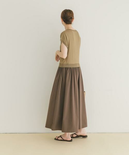 URBAN RESEARCH ITEMS / アーバンリサーチ アイテムズ ワンピース | ニットドッキングフレンチワンピース | 詳細5