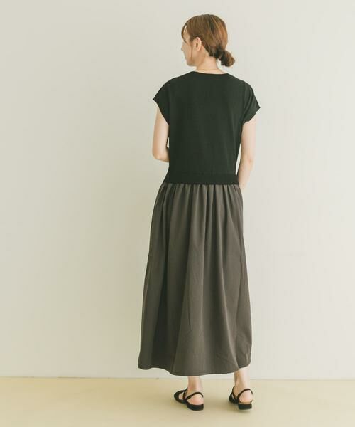 URBAN RESEARCH ITEMS / アーバンリサーチ アイテムズ ワンピース | ニットドッキングフレンチワンピース | 詳細10