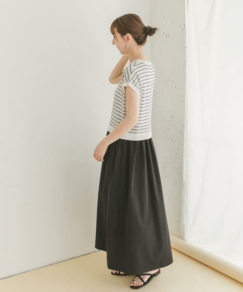 URBAN RESEARCH ITEMS / アーバンリサーチ アイテムズ ワンピース | ニットドッキングフレンチワンピース | 詳細23