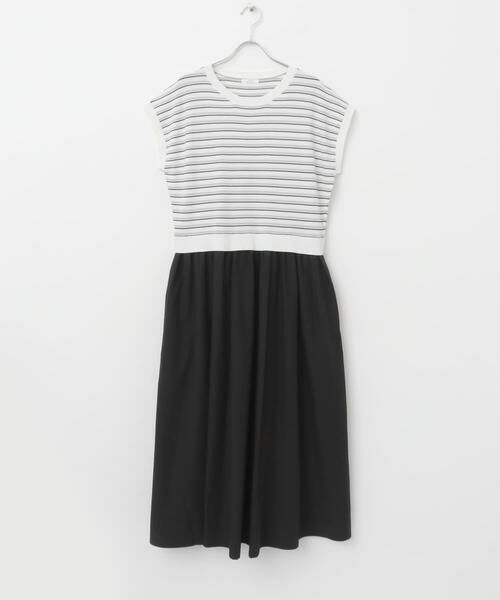 URBAN RESEARCH ITEMS / アーバンリサーチ アイテムズ ワンピース | ニットドッキングフレンチワンピース | 詳細24