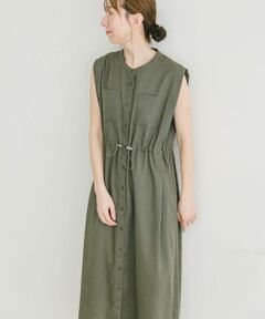 URBAN RESEARCH ITEMS / アーバンリサーチ アイテムズ ワンピース | ウエストドロストノースリワンピース