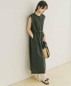 URBAN RESEARCH ITEMS / アーバンリサーチ アイテムズ ワンピース | ウエストドロストノースリワンピース