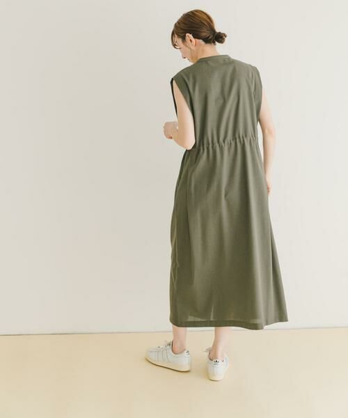 URBAN RESEARCH ITEMS / アーバンリサーチ アイテムズ ワンピース | ウエストドロストノースリワンピース | 詳細3