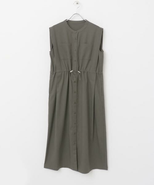 URBAN RESEARCH ITEMS / アーバンリサーチ アイテムズ ワンピース | ウエストドロストノースリワンピース | 詳細8