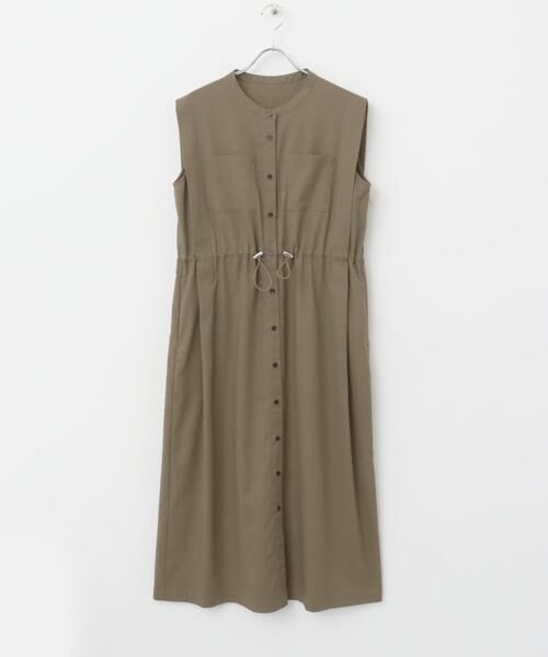URBAN RESEARCH ITEMS / アーバンリサーチ アイテムズ ワンピース | ウエストドロストノースリワンピース | 詳細16