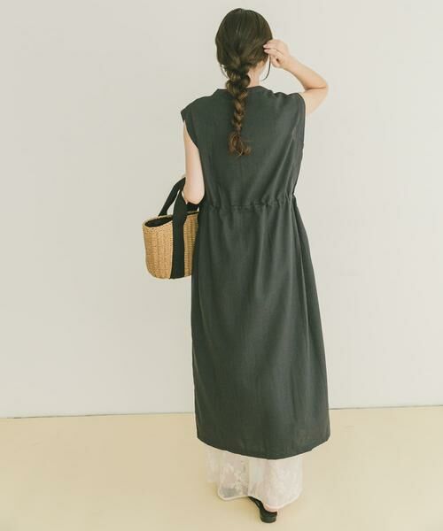 URBAN RESEARCH ITEMS / アーバンリサーチ アイテムズ ワンピース | ウエストドロストノースリワンピース | 詳細22