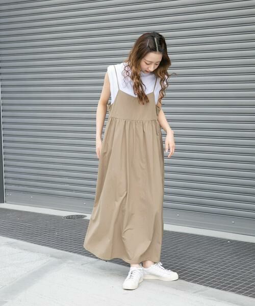 URBAN RESEARCH ITEMS / アーバンリサーチ アイテムズ ワンピース | フレンチTシャツ×キャミワンピースセット | 詳細4