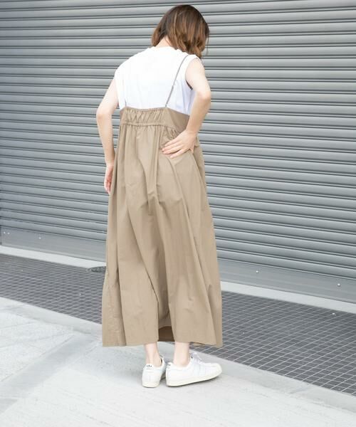 URBAN RESEARCH ITEMS / アーバンリサーチ アイテムズ ワンピース | フレンチTシャツ×キャミワンピースセット | 詳細5