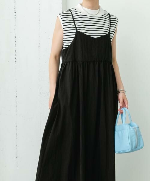 URBAN RESEARCH ITEMS / アーバンリサーチ アイテムズ ワンピース | フレンチTシャツ×キャミワンピースセット | 詳細11
