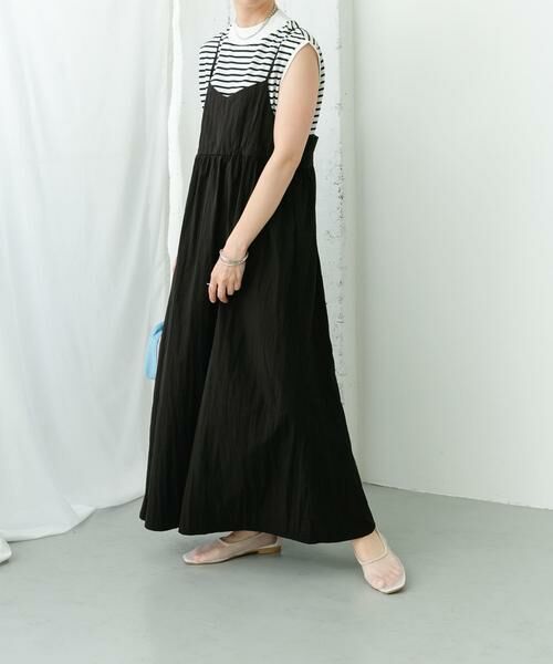 URBAN RESEARCH ITEMS / アーバンリサーチ アイテムズ ワンピース | フレンチTシャツ×キャミワンピースセット | 詳細15