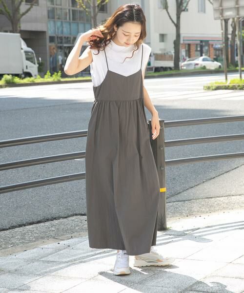 URBAN RESEARCH ITEMS / アーバンリサーチ アイテムズ ワンピース | フレンチTシャツ×キャミワンピースセット | 詳細19