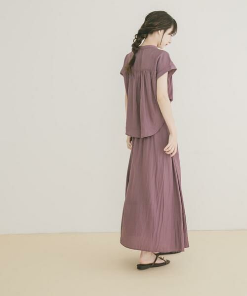 URBAN RESEARCH ITEMS/アーバンリサーチ アイテムズ セットアップライクカッセンワンピース パープル FREE URBAN RESEARCH ITEMS/アーバンリサーチ アイテムズ セットアップライクカッセンワンピース パープル FREE