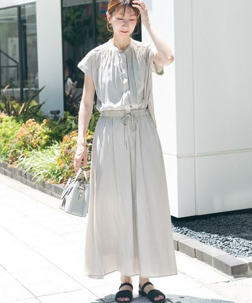 URBAN RESEARCH ITEMS / アーバンリサーチ アイテムズ ワンピース | セットアップライクカッセンワンピース | 詳細25