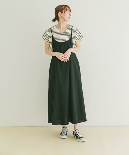 URBAN RESEARCH ITEMS / アーバンリサーチ アイテムズ ワンピース | リネンキャミワンピース | 詳細13