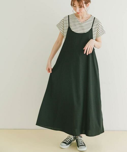 URBAN RESEARCH ITEMS / アーバンリサーチ アイテムズ ワンピース | リネンキャミワンピース | 詳細9