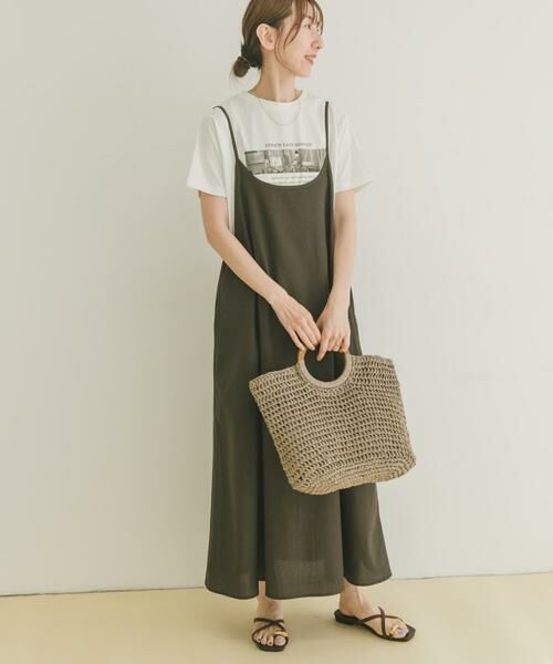 URBAN RESEARCH ITEMS / アーバンリサーチ アイテムズ ワンピース | リネンキャミワンピース | 詳細20