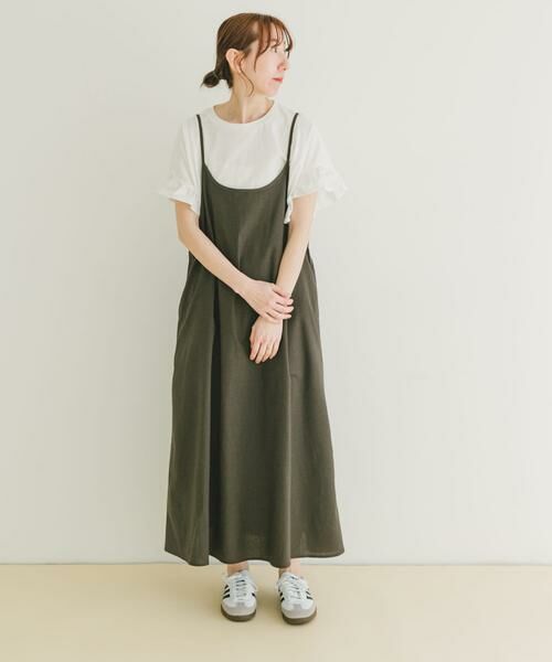 URBAN RESEARCH ITEMS / アーバンリサーチ アイテムズ ワンピース | リネンキャミワンピース | 詳細28