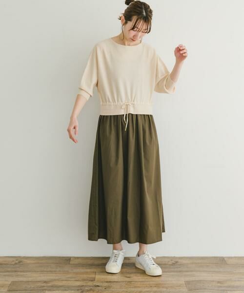 URBAN RESEARCH ITEMS / アーバンリサーチ アイテムズ ワンピース | ニットドッキングワンピース | 詳細10