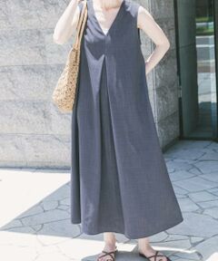 URBAN RESEARCH ITEMS / アーバンリサーチ アイテムズ ワンピース | リネンライクテントラインワンピース