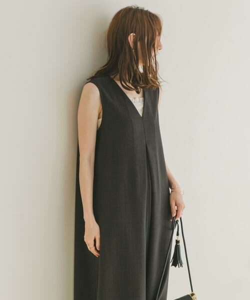 URBAN RESEARCH ITEMS / アーバンリサーチ アイテムズ ワンピース | リネンライクテントラインワンピース | 詳細12