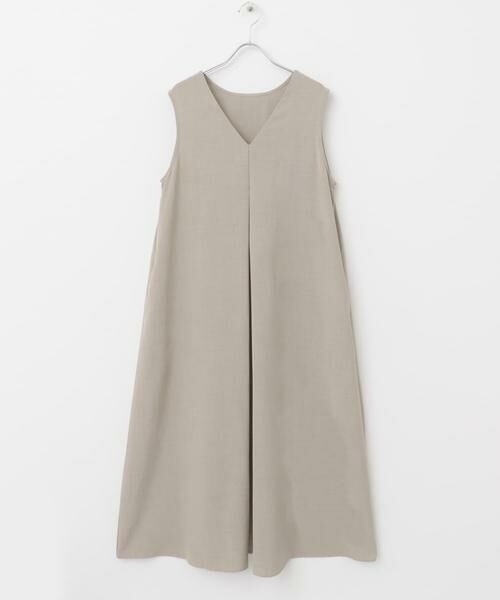 URBAN RESEARCH ITEMS / アーバンリサーチ アイテムズ ワンピース | リネンライクテントラインワンピース | 詳細25
