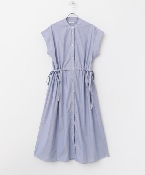 URBAN RESEARCH ITEMS / アーバンリサーチ アイテムズ ワンピース | ウエストギャザーストライプワンピース | 詳細8