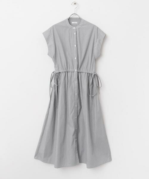 URBAN RESEARCH ITEMS / アーバンリサーチ アイテムズ ワンピース | ウエストギャザーストライプワンピース | 詳細15
