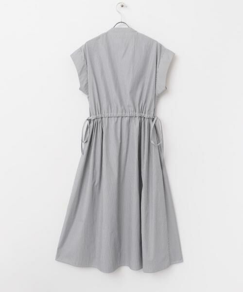 URBAN RESEARCH ITEMS / アーバンリサーチ アイテムズ ワンピース | ウエストギャザーストライプワンピース | 詳細18