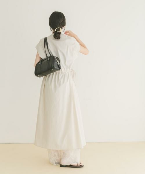 URBAN RESEARCH ITEMS / アーバンリサーチ アイテムズ ワンピース | ウエストギャザーストライプワンピース | 詳細26