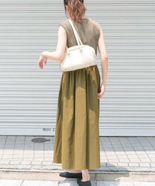 URBAN RESEARCH ITEMS / アーバンリサーチ アイテムズ ワンピース | リブドッキングノースリーブワンピース | 詳細5