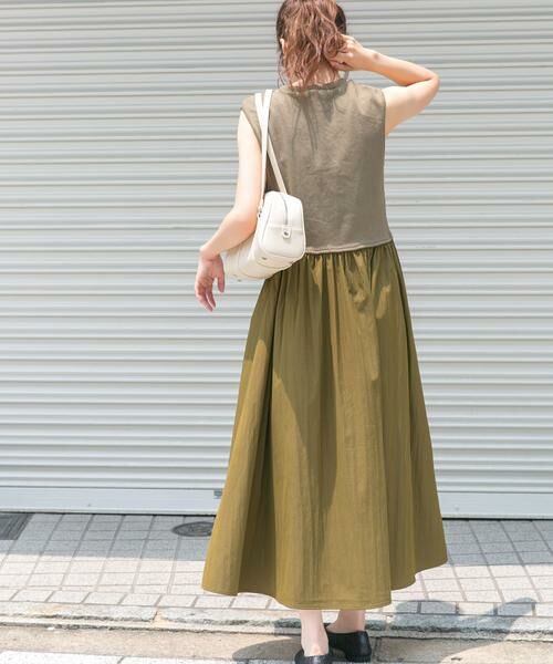 URBAN RESEARCH ITEMS / アーバンリサーチ アイテムズ ワンピース | リブドッキングノースリーブワンピース | 詳細6