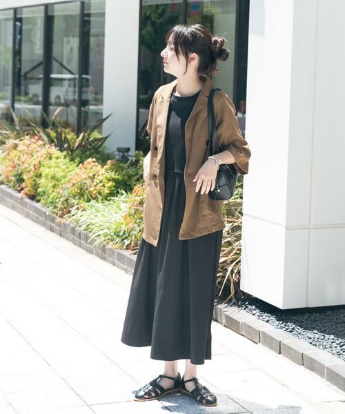 URBAN RESEARCH ITEMS / アーバンリサーチ アイテムズ ワンピース | リブドッキングノースリーブワンピース | 詳細12