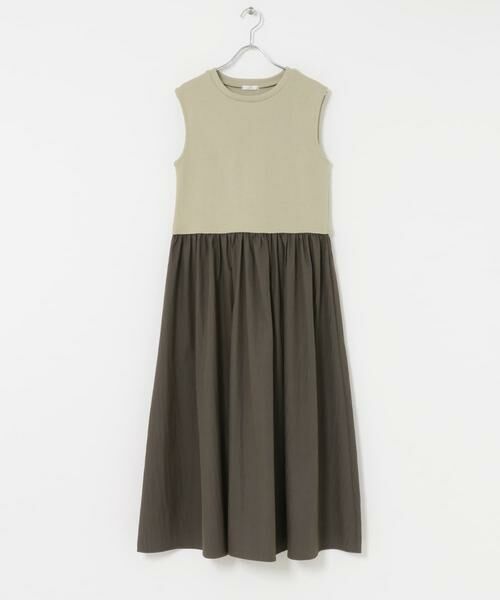 URBAN RESEARCH ITEMS / アーバンリサーチ アイテムズ ワンピース | リブドッキングノースリーブワンピース | 詳細20