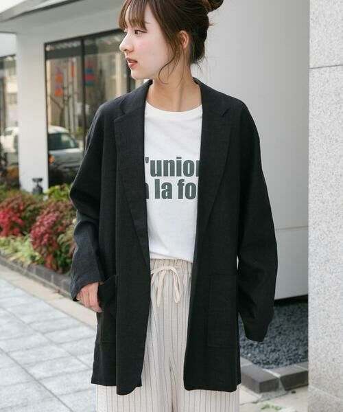 URBAN RESEARCH ITEMS / アーバンリサーチ アイテムズ その他アウター | リネンレーヨンジャケット | 詳細7