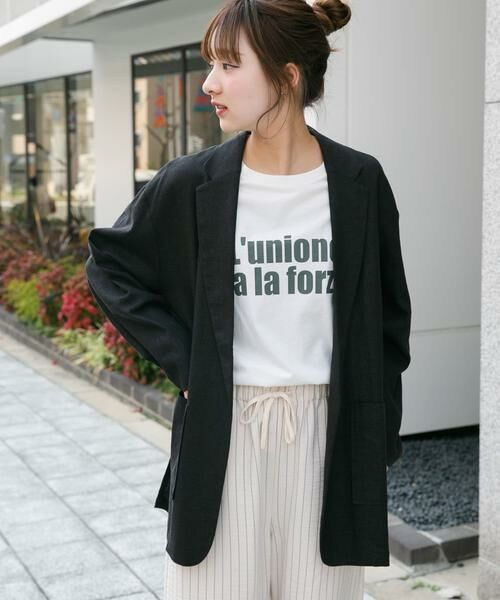 URBAN RESEARCH ITEMS / アーバンリサーチ アイテムズ その他アウター | リネンレーヨンジャケット | 詳細8