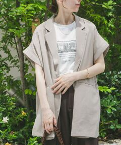 URBAN RESEARCH ITEMS / アーバンリサーチ アイテムズ ベスト | リネンライクジレ